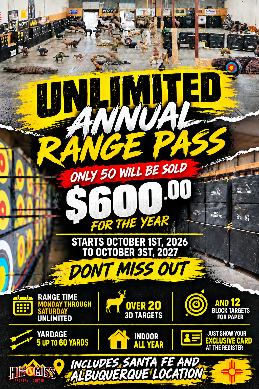 Unlimited Annual Range Pass 2026/2027