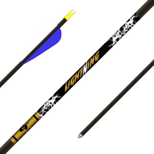 Gold Tip Lightning Youth Fletched Arrows