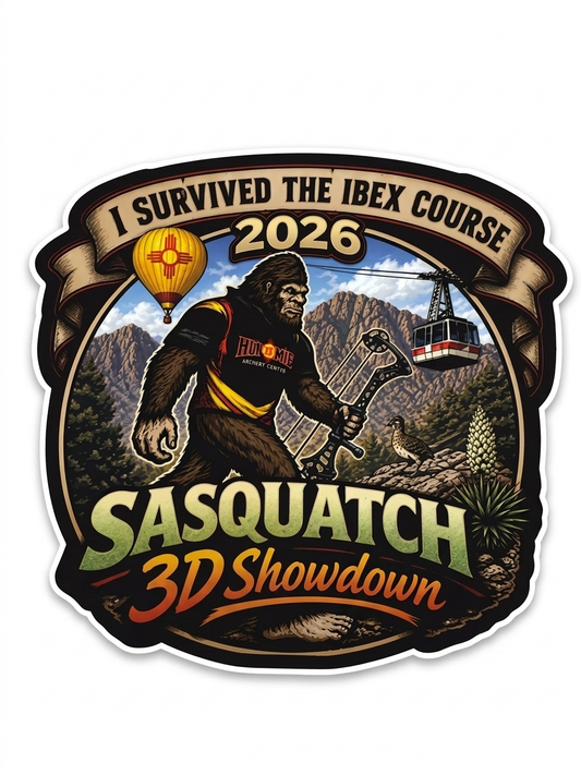 Sasquatch 3D Showdown Decals Stickers