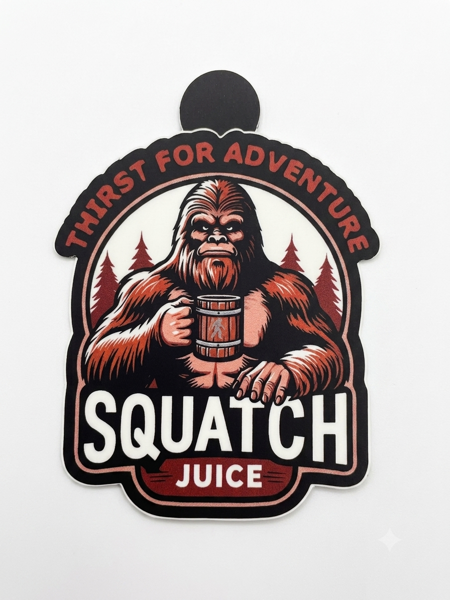 Squatch Juice Sticker