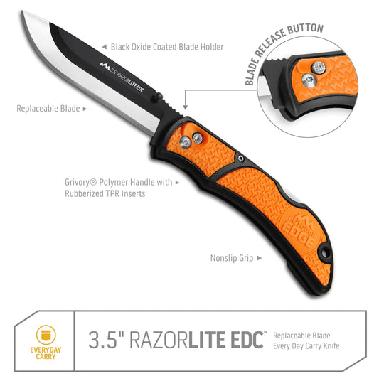 Outdoor Edge 3.5” RazorLite EDC