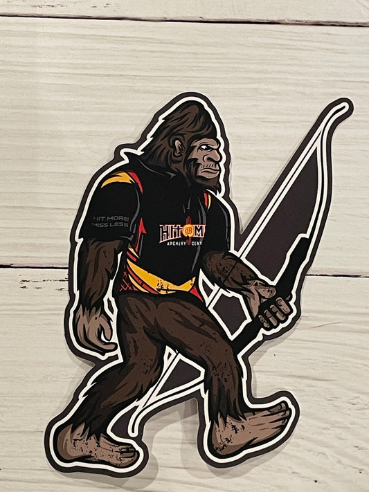 Bigfoot with Traditional Bow Custom Decal